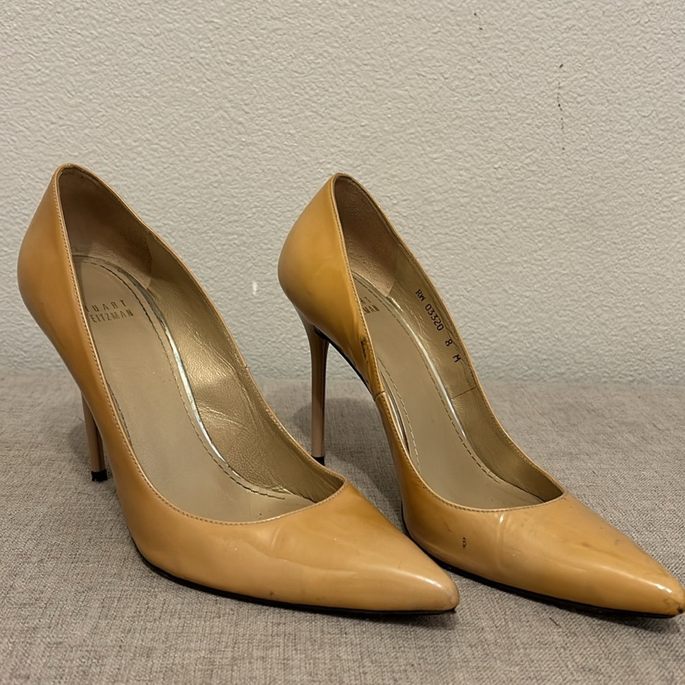 Stuart Weitzman Nude Power Pumps